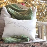 DIY Auld Lang Syne Pillow